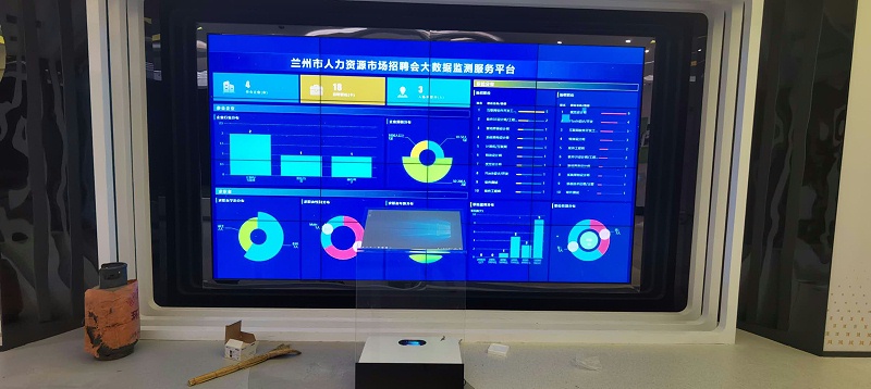 中億睿液晶屏、智能滑軌助力蘭州人力資源產(chǎn)業(yè)園打造創(chuàng)意科技化數(shù)字展廳